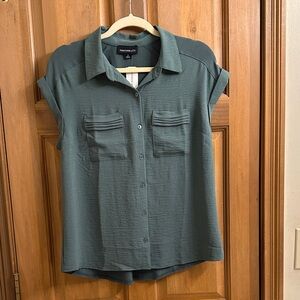 Dallas Mixed Material Shirt